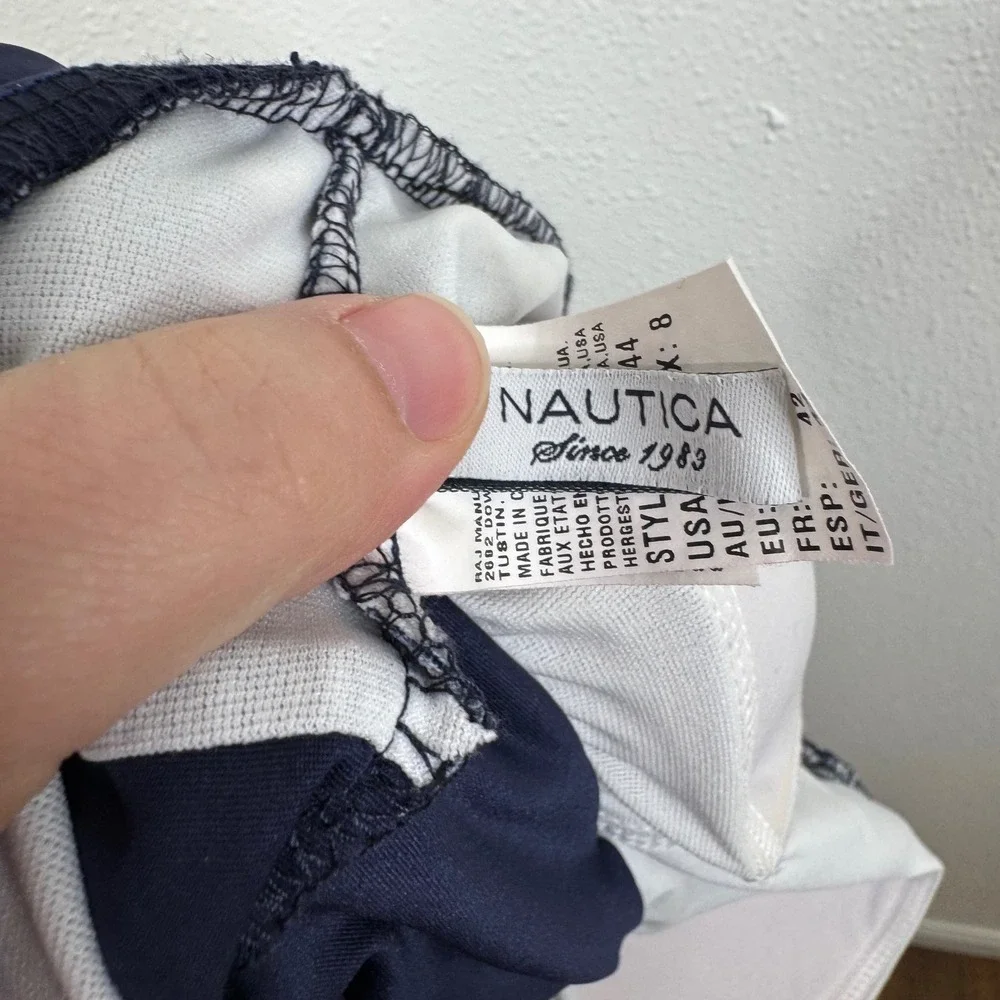 Nautica blue stripe